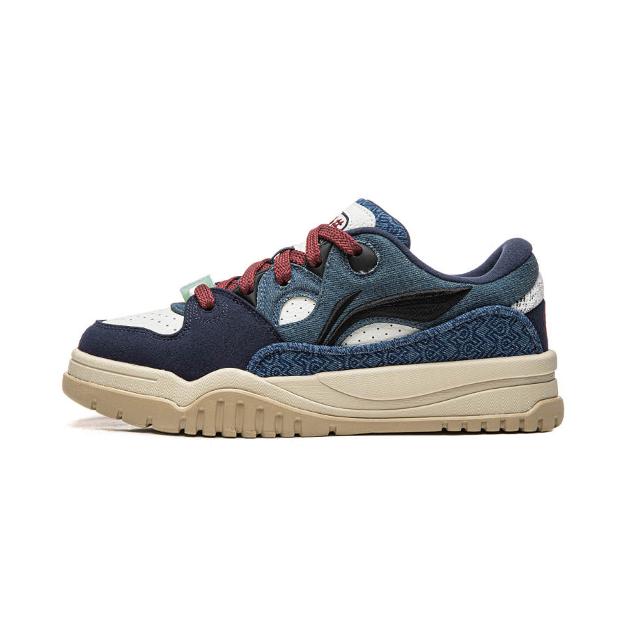 Li-Ning Li Ning Trendy Leap Slip Resistant Cushioning Abrasion Resistant Lightweight Low top Skateboard Shoes Men's
