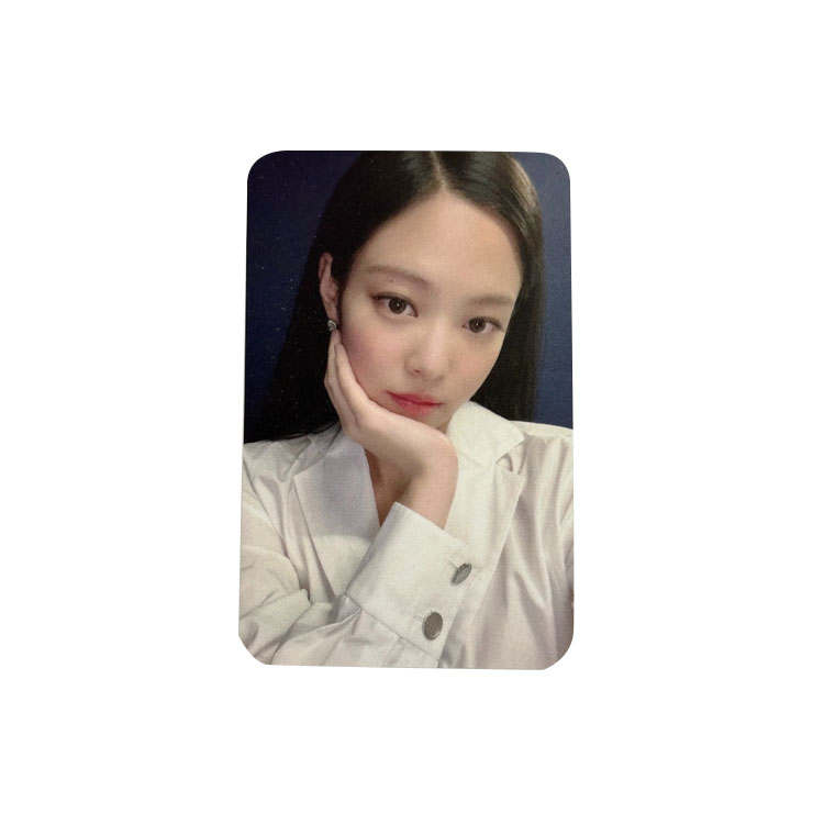 YG ENTERTAINMENT JENNIE WVS White Top BLACKPINK Photocards Single Pack
