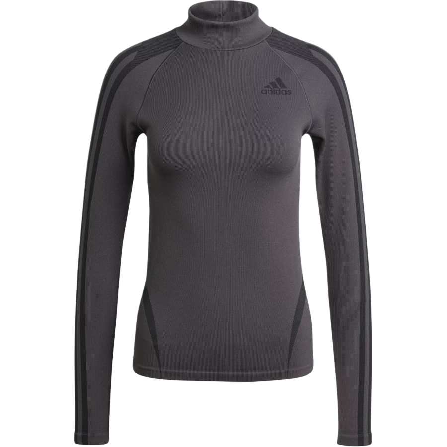 Adidas Adidas T Shirts Women's Practical Black Stand Collar
