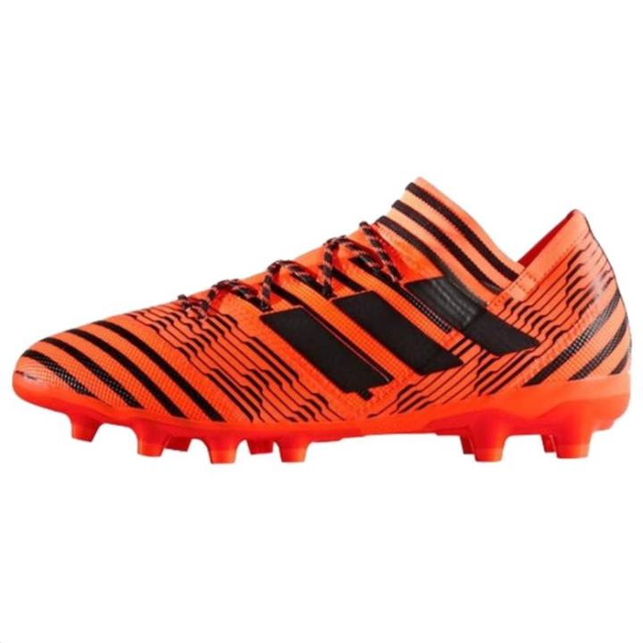 Adidas Adidas HG Hard Ground Artificial Turf Support Soccer Shoes Men's Black Orange