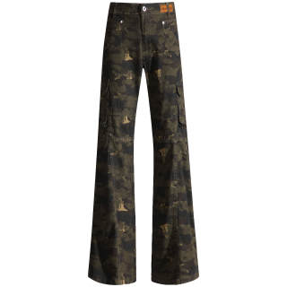 Mackyo Jeans Unisex Thickened And Fleece Lined Cargo Pants