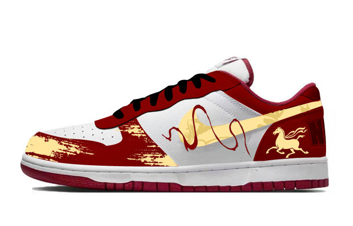 Nike Nike Big Ryoma Chengxiang Coverage Low top Skateboard Shoes Men's Red