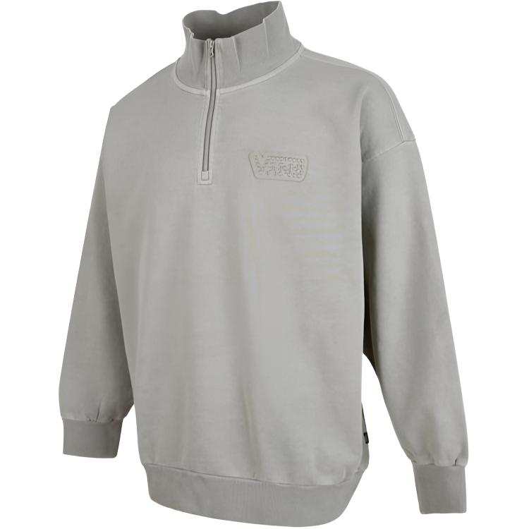 Vans Vans Sweatshirts Unisex Green Stand Collar Moderate Regular