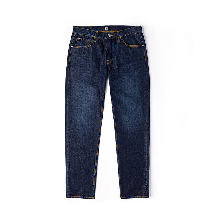 Lee Lee Jeans Men's Dark Blue Thin Tapered Pants