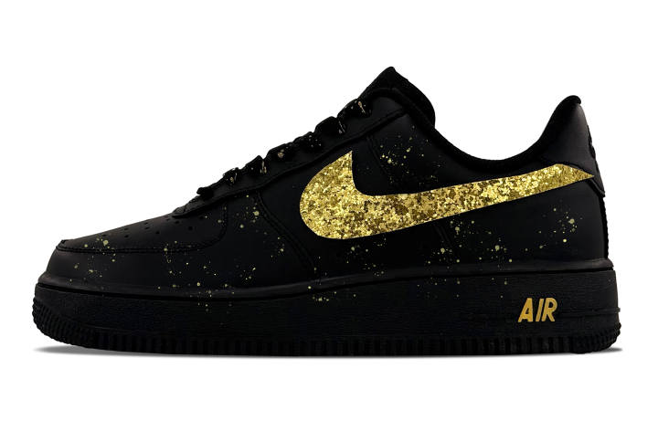 Nike Nike Air Force 1 Gold Nugget Leather Coverage Abrasion Resistant Coverage Abrasion Resistant Low top Skateboard Shoes