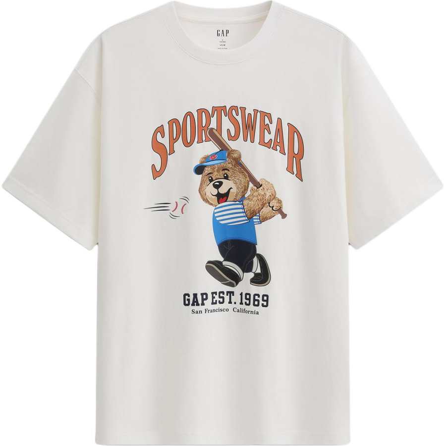 GAP T Shirts Unisex Crew Neck Moderate Heavyweight