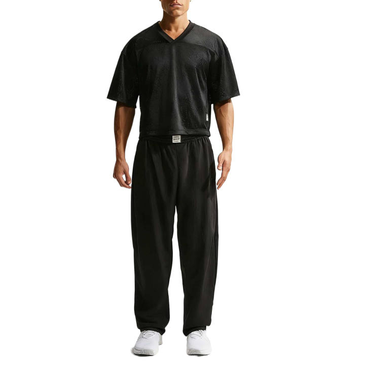 Nike Nike Dri Fit T Shirts Men's Black/Smoke Gray/Black V Neck Moderate