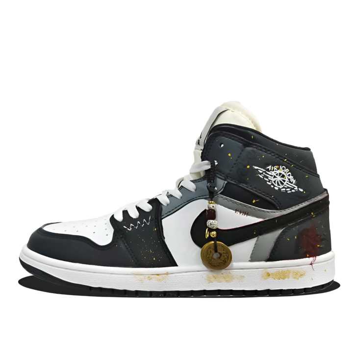 Jordan Jordan Air Jordan 1 CNY Shadow Obsidian Abrasion Resistant Coverage Abrasion Resistant Coverage Mid top