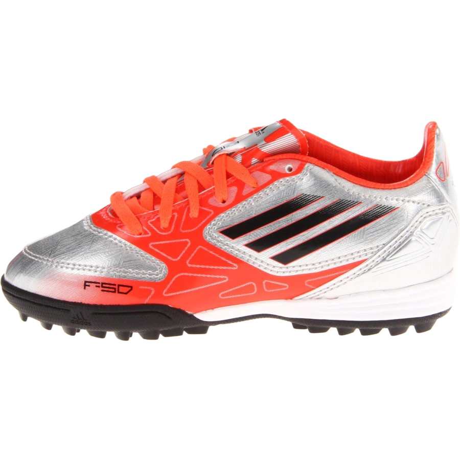 Adidas Adidas F10 TRX Low top Soccer Shoes Silver Red Kids'