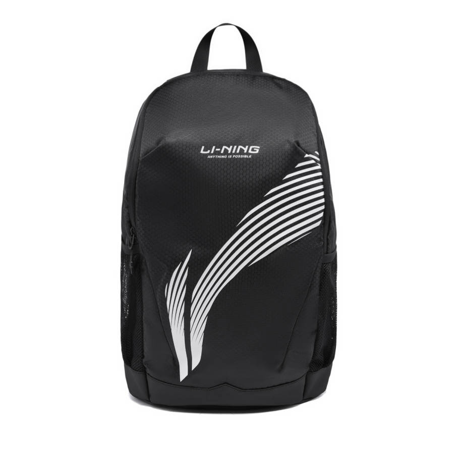 Li-Ning Li Ning Polyester Backpack Regular Unisex Basic Black