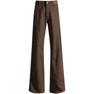 Mackyo Jeans Unisex Thickened And Fleece Lined Straight Fit Pants