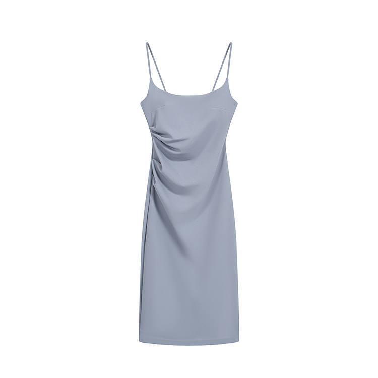 MOMMANWA Slip Dresses Women's Blue Moderate