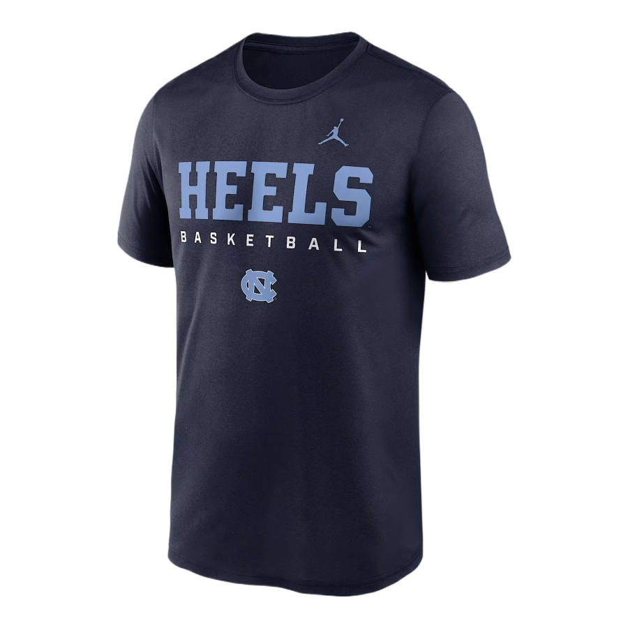 Jordan Jordan North Carolina Courtside Basketball Legend Men's Jordan Brand Dri-FIT College T-Shirt