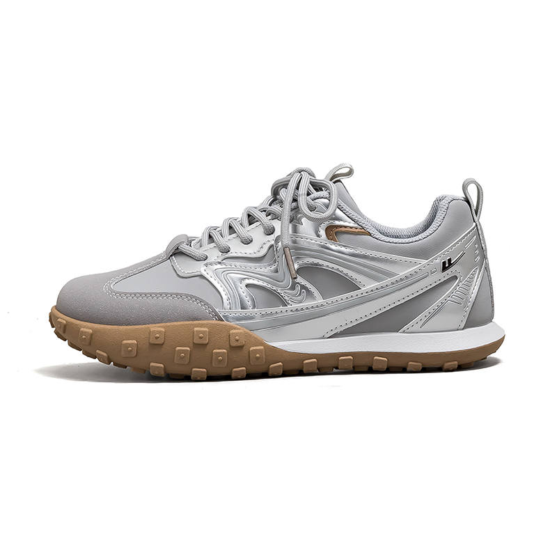 Warrior Cushioning Abrasion Resistant Lightweight Low top Casual Shoes Women's Silver Light Gray