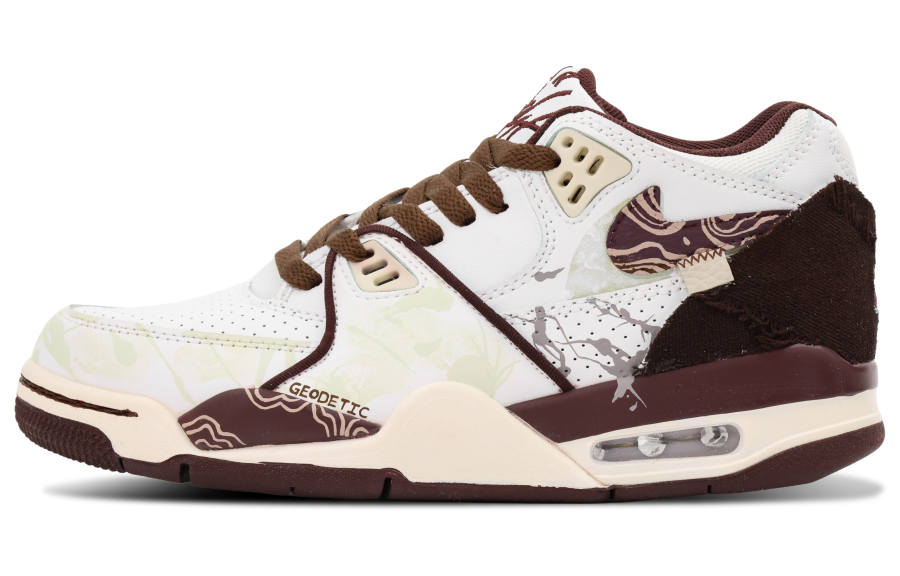 Nike Nike Air Flight 89 Cushioning, Wear Resistant Low top Vintage Basketball Shoes Men's Brown