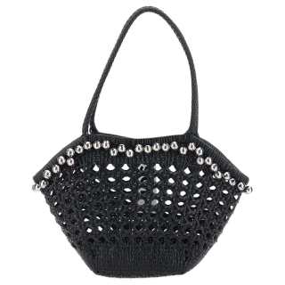 Osoi Lip woven bead-embellished shoulder bag