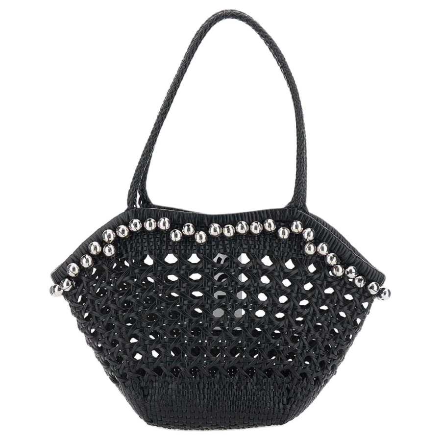 Osoi Lip woven bead-embellished shoulder bag