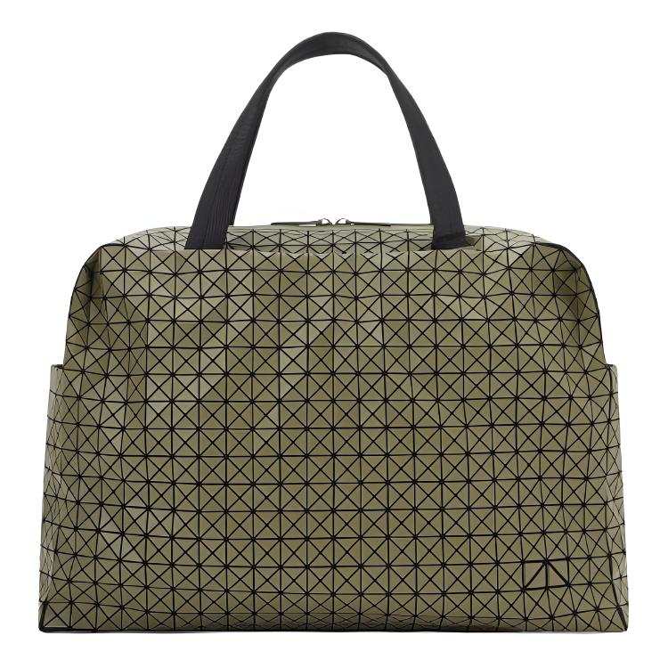ISSEY MIYAKE Kuro Cotton Handbag Women's Khaki Green