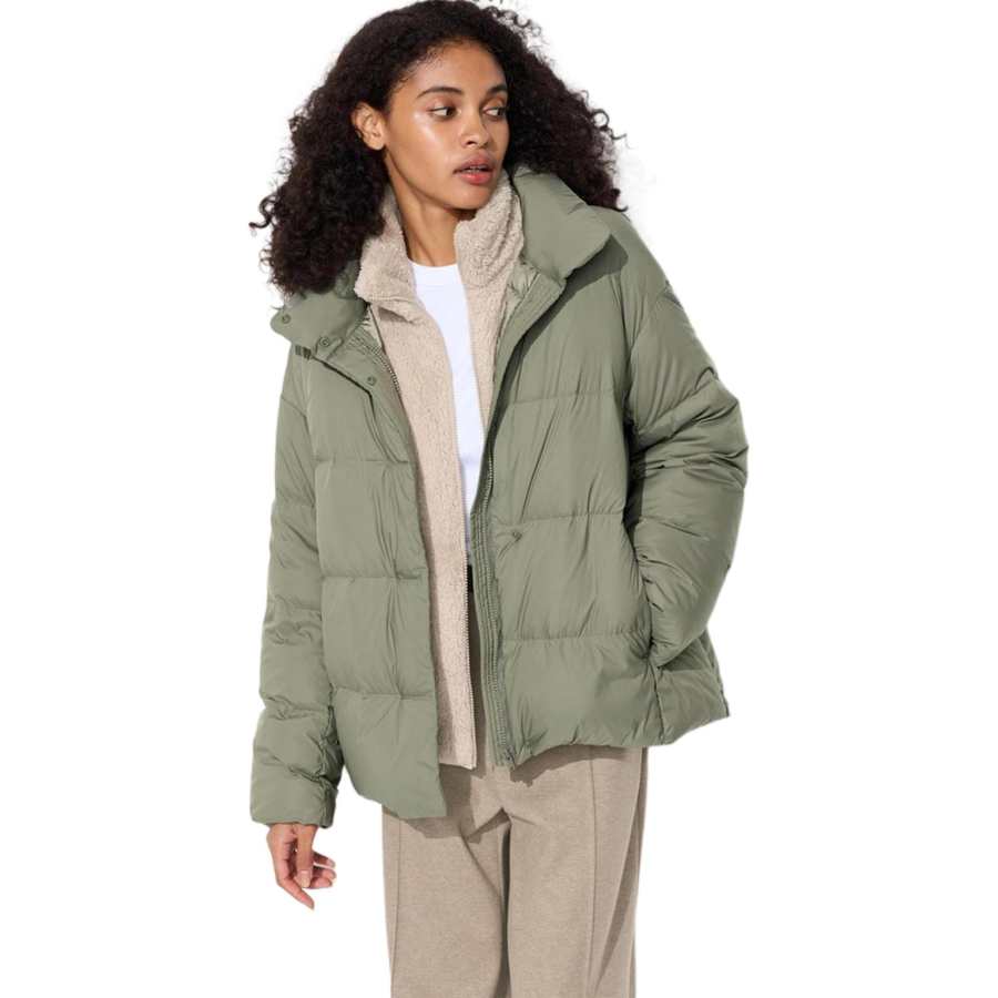 UNIQLO Down Jacket Women's Olive