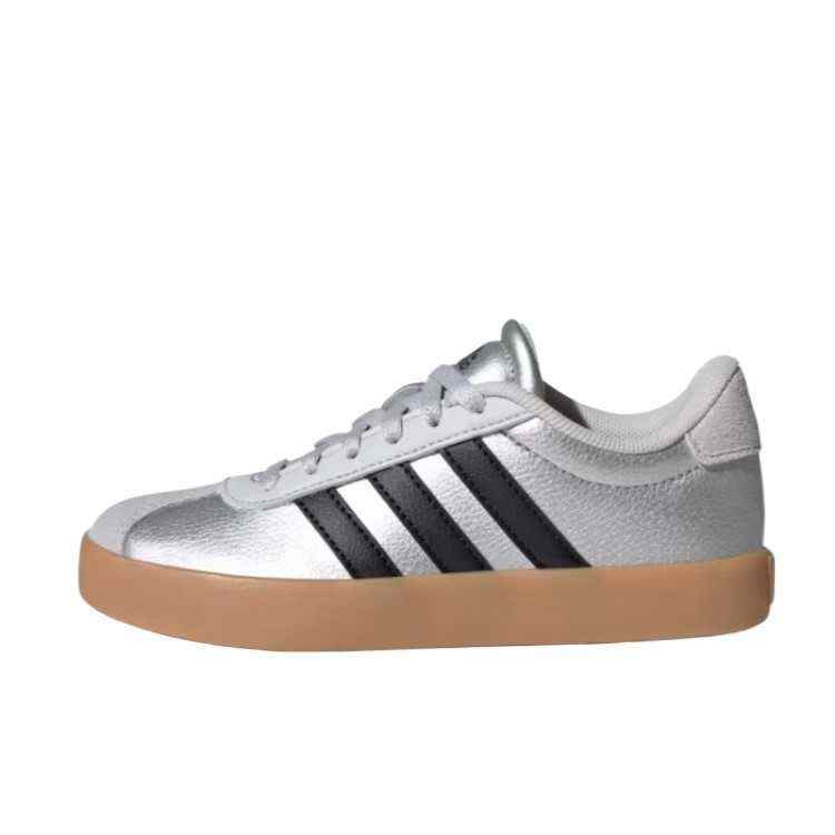 Adidas Adidas VL COURT 3.0 Suede Comfortable Round Toe Cushioning Abrasion Resistant Support Low top Skateboard Shoes Kids'