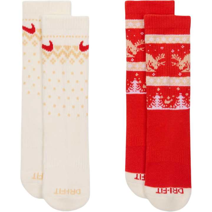 Nike Nike Dri Fit Fairisle Crew Socks 2 Pack Kids'
