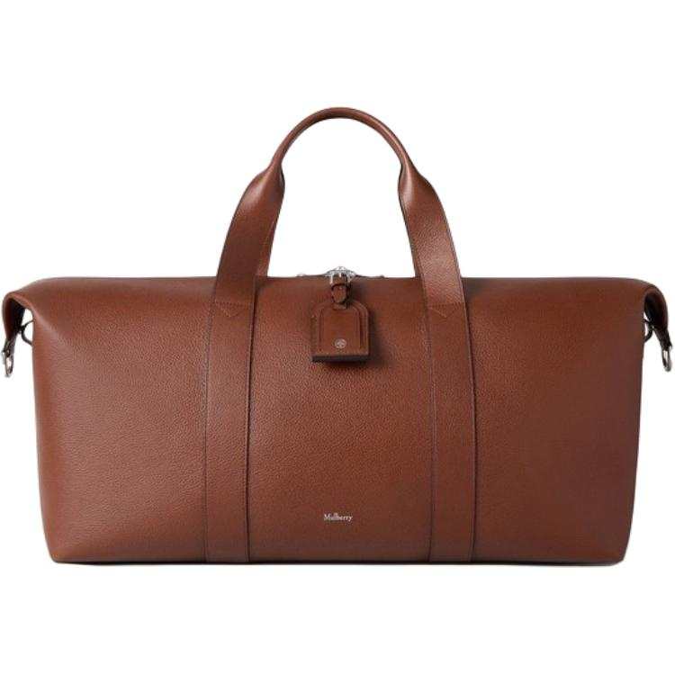 Mulberry Grain Leather Travel Bag Women's Umber
