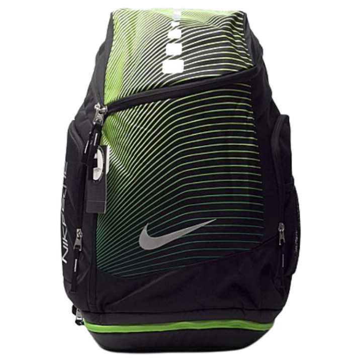 Nike Nike Polyester Backpack Unisex Black & Green
