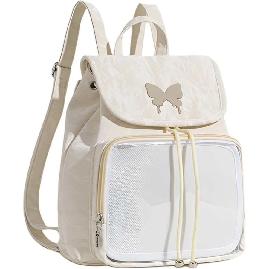 PAYOT Synthetic Leather Ita Bag Regular Women's Ecru