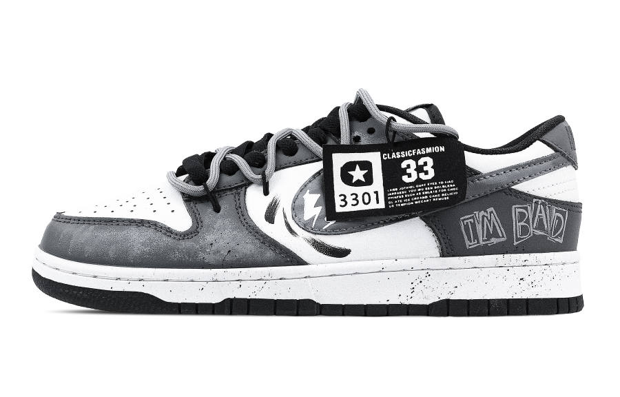 Nike Nike Dunk Electric Flash Current 1 Abrasion Resistant Low top Skateboard Shoes Unisex Dark Gray