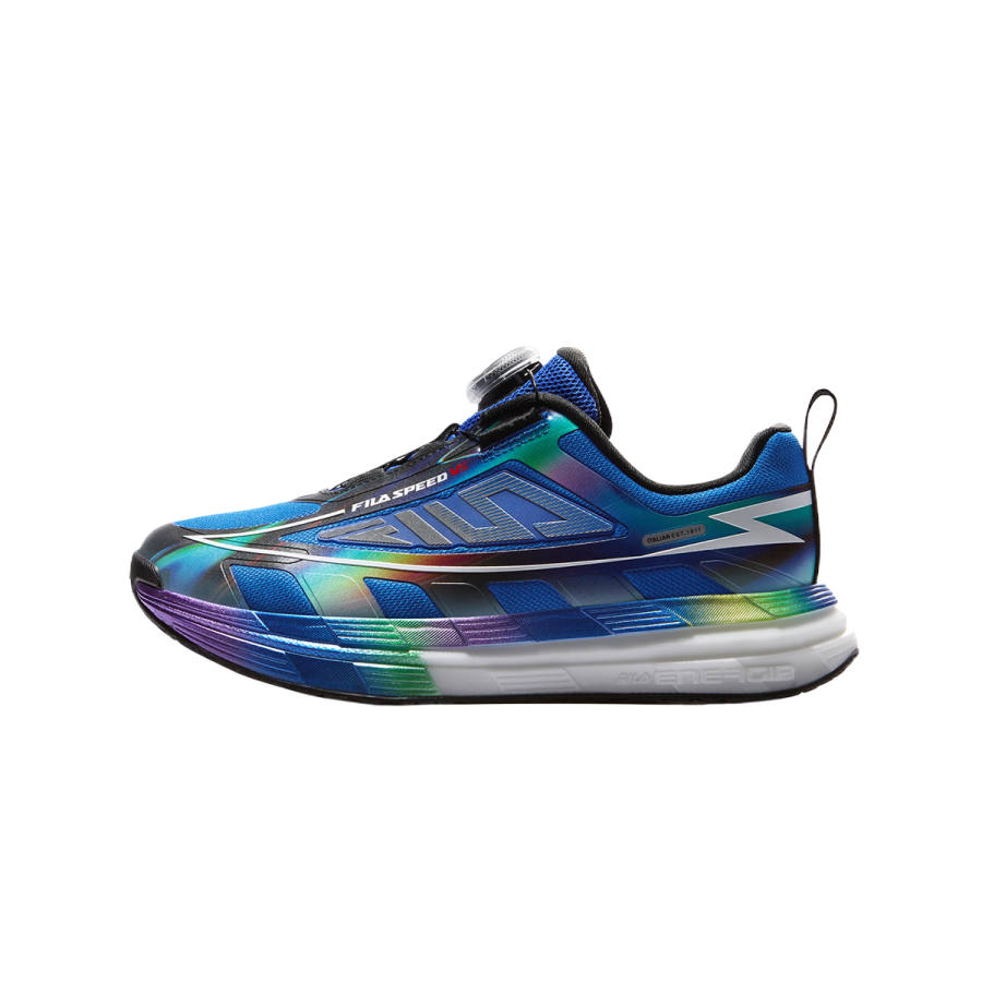 FILA Synthetic Leather, Textile Breathable Mid top Running Shoes Kids'