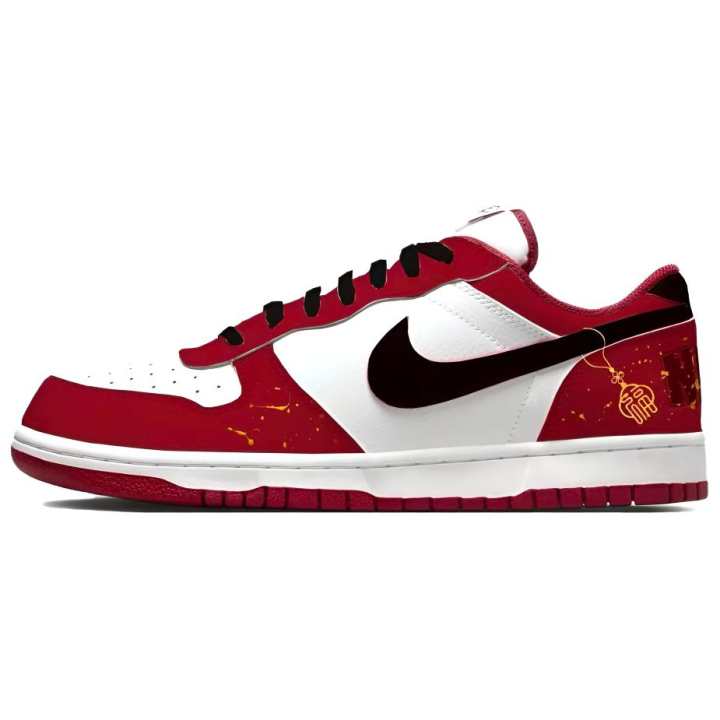Nike Nike Big Golden Horse Brings Blessing Cushioning Abrasion Resistant Lightweight Breathable Low top Skateboard Shoes