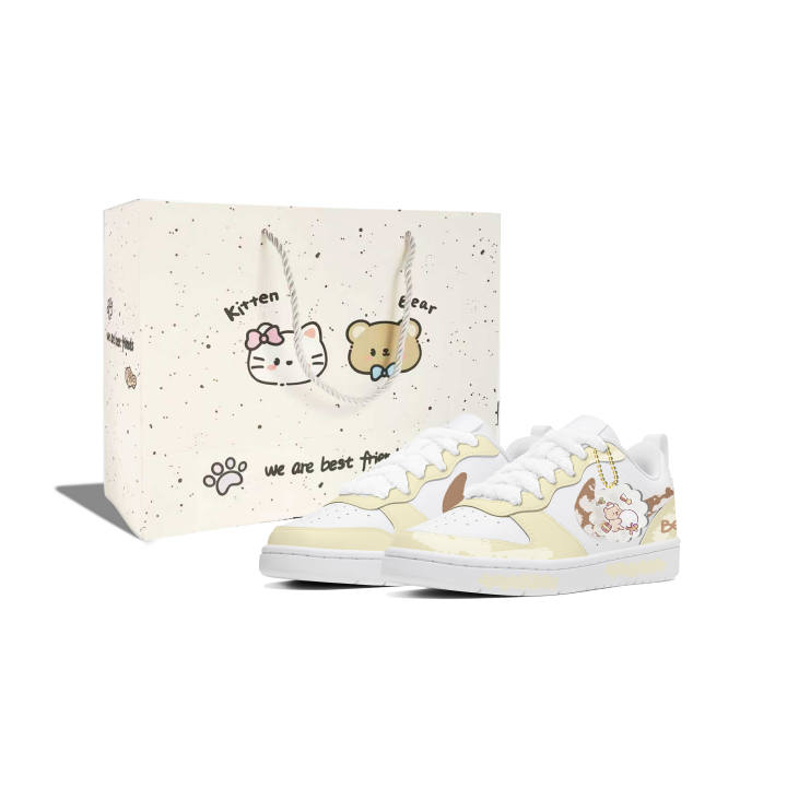 Nike Nike Court Borough 2 Cloud Bear, Han Yang Dimension, Shopping Bag, Campus Style, Girlish Look Leather Individual