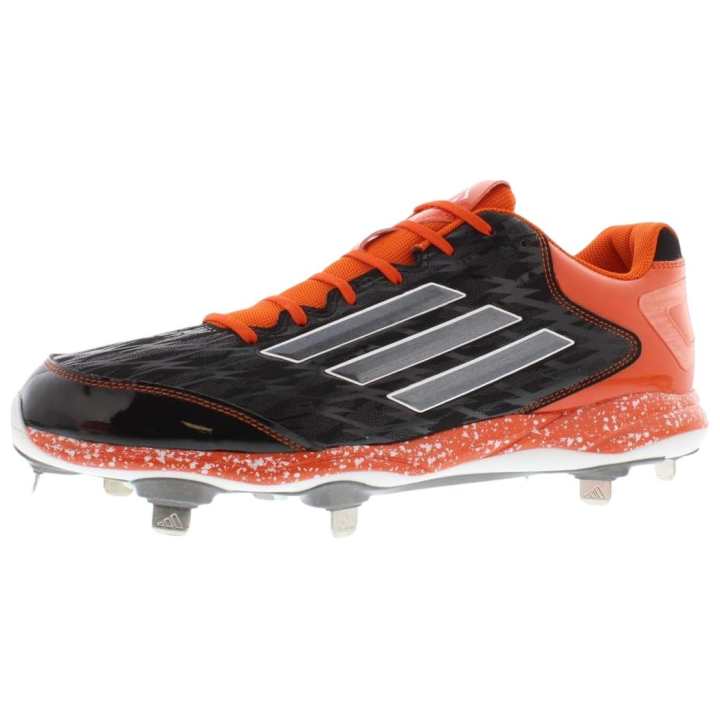 Adidas Adidas PowerAlley 2 Baseball Shoes Men's Black Orange