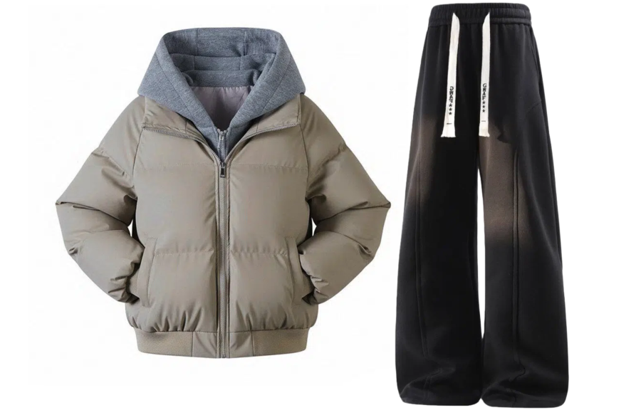 GWAF Casual Sportswear Unisex Hooded Thickened