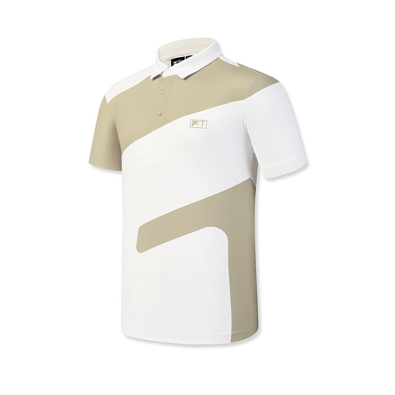 FILA Golf Polo Shirt Men's Coix Seeds Wheat