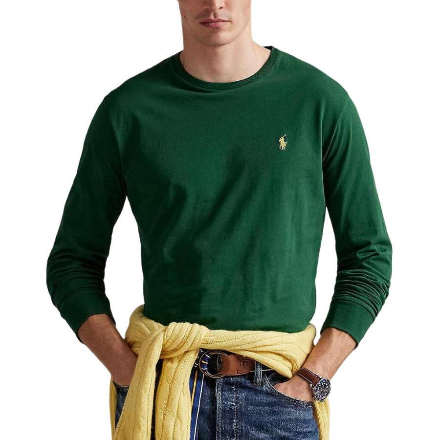 Polo Ralph Lauren T Shirt Custom Slim Fit Men's Green