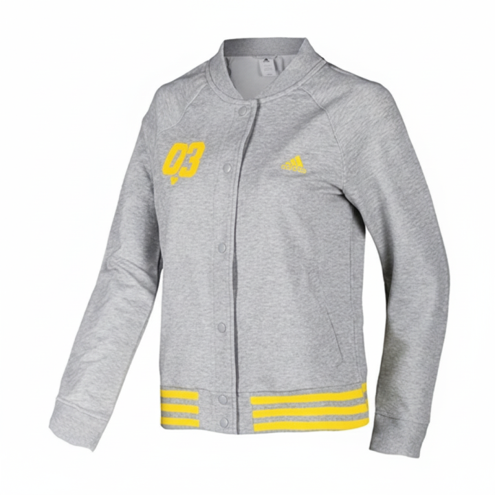 Adidas Adidas Jackets Women's Gray Baseball Collar Moderate Other