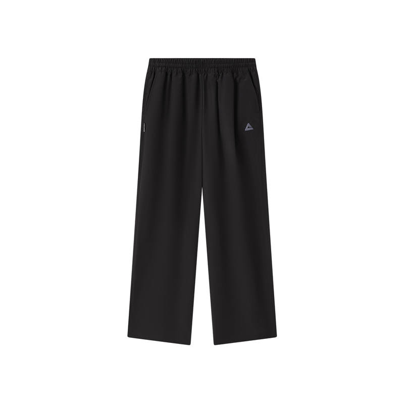PEAK Casual Pants Unisex Black Moderate Straight Fit Pants