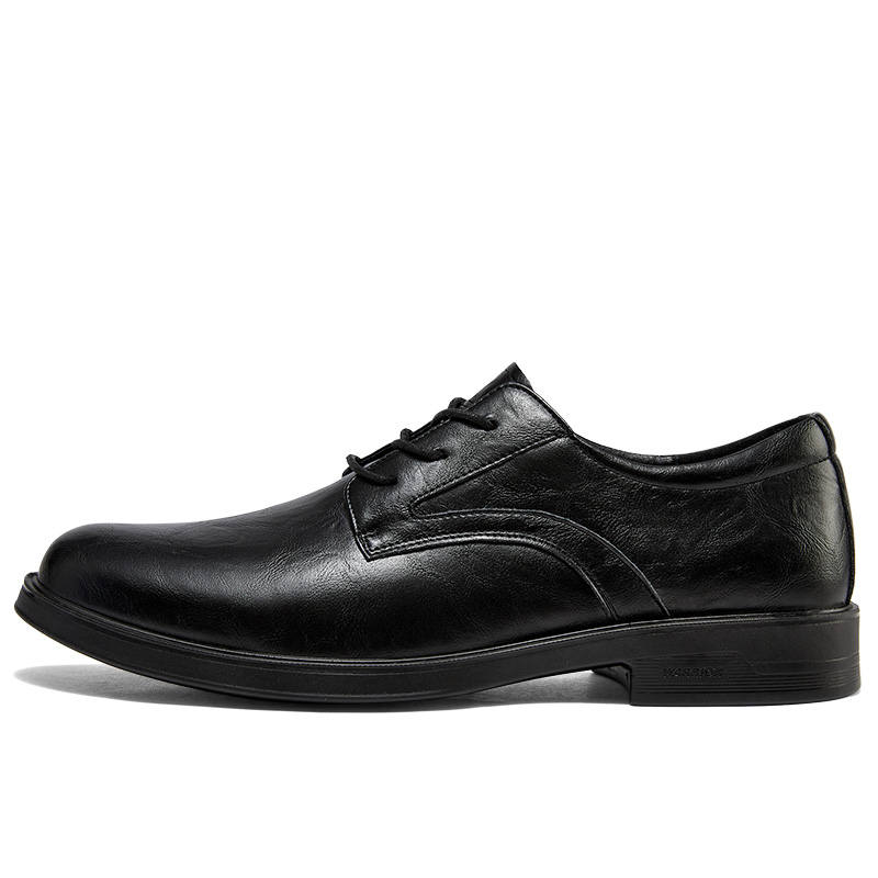 WARRIOR Warrior Casual Leather Shoes Men's Black