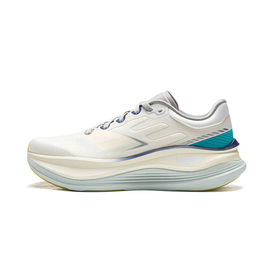 Li-Ning Li Ning Yueying 5pro Cushioning Breathable Support Lightweight Rebound Low top Running Shoes Men's White Blue