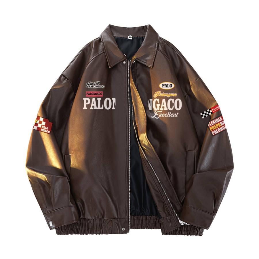 PAL ONGACO Leather Jacket Unisex