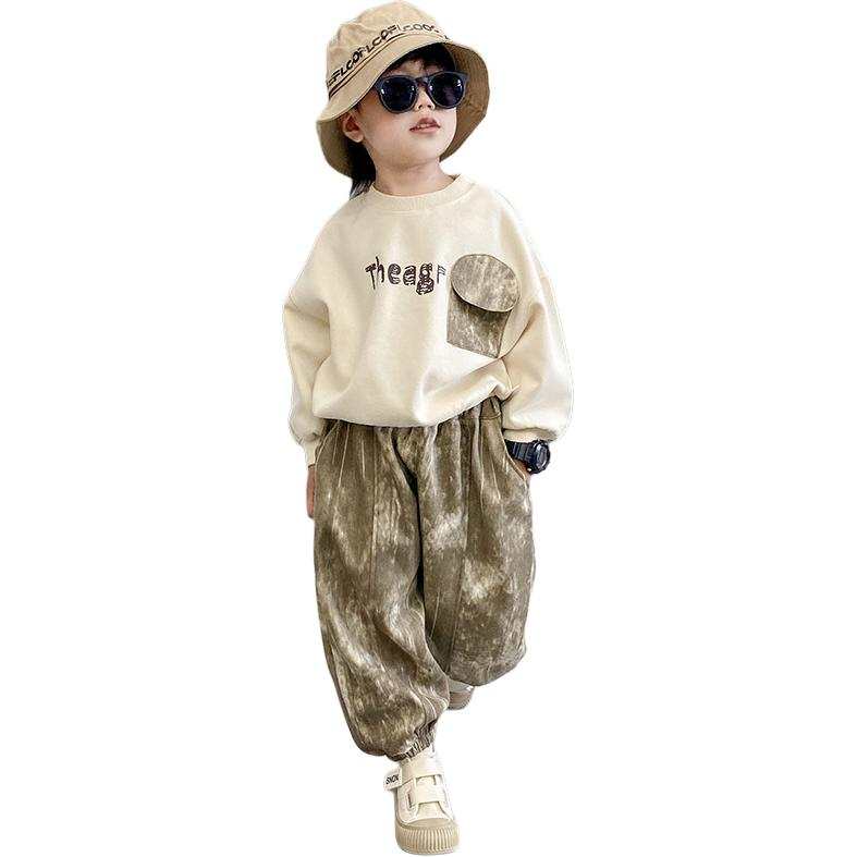 Lanza Casual Sportswear Spring Fall Beige Apricot Children Aged 3 7 Years Old
