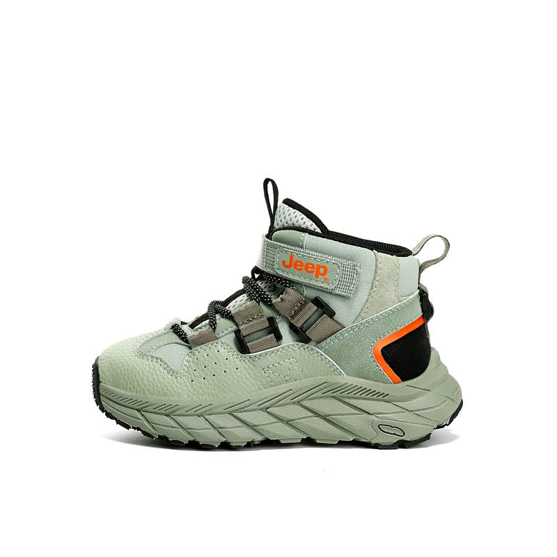Jeep Mid top Running Shoes Green Bean Green/milk Coffee Kids'