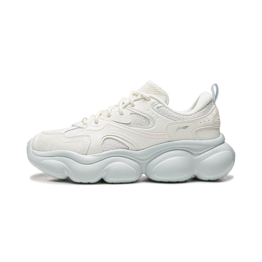 Li-Ning Li Ning Cloud Low top Casual Shoes Women's Mist White