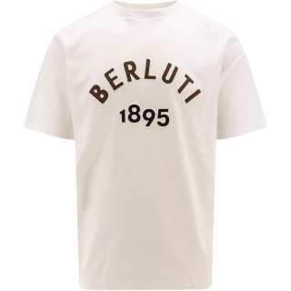 BERLUTI Logo Printed Crewneck T-Shirt