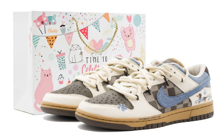 Nike Nike Dunk Dachshund Party Thermal Cushioning Abrasion Resistant Thermal Cushioning Abrasion Resistant Low top