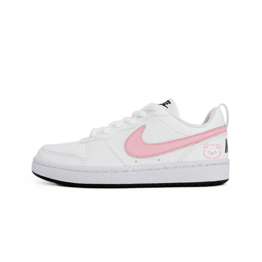 Nike Nike Court Borough Bear Abrasion Resistant Kids' Skateboarding Shoes Pink Teenagers