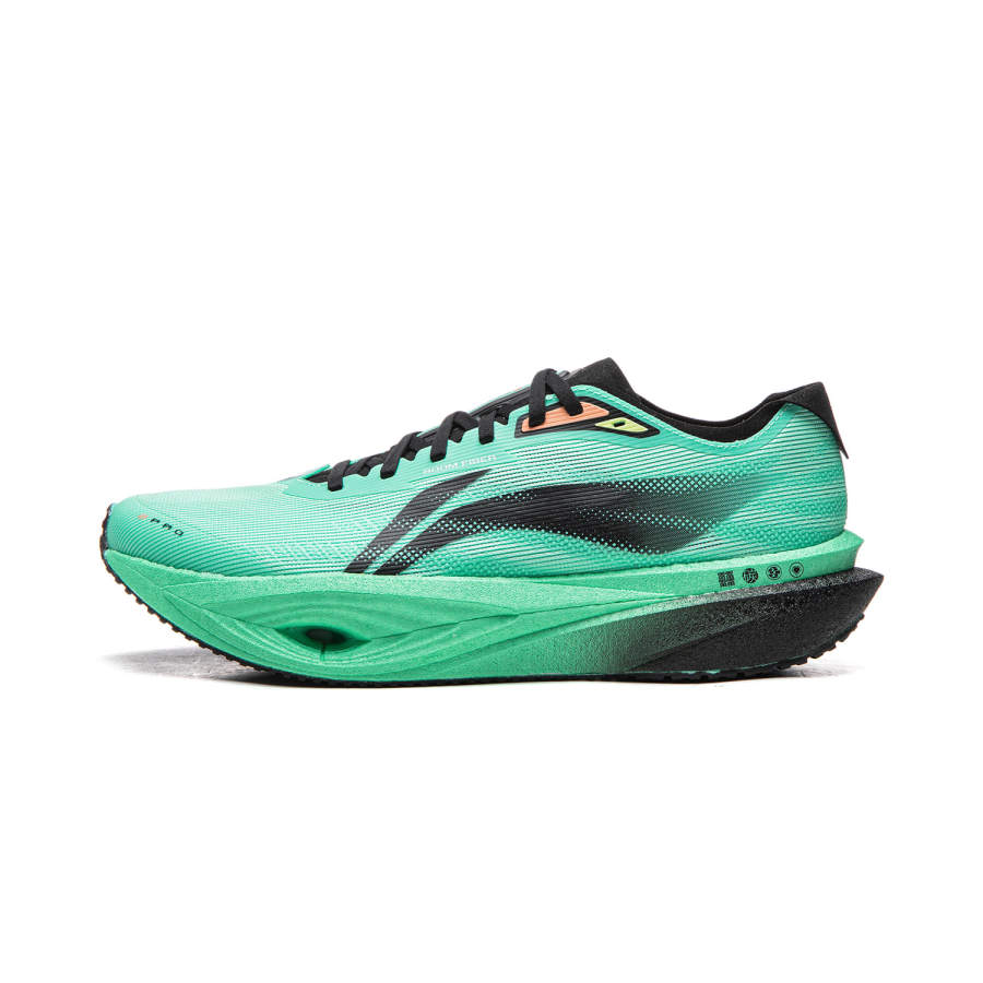 Li-Ning Li Ning Wind Pro 2 Low top Marathon Training Running Shoes Unisex Fluorescent Ice Cyan
