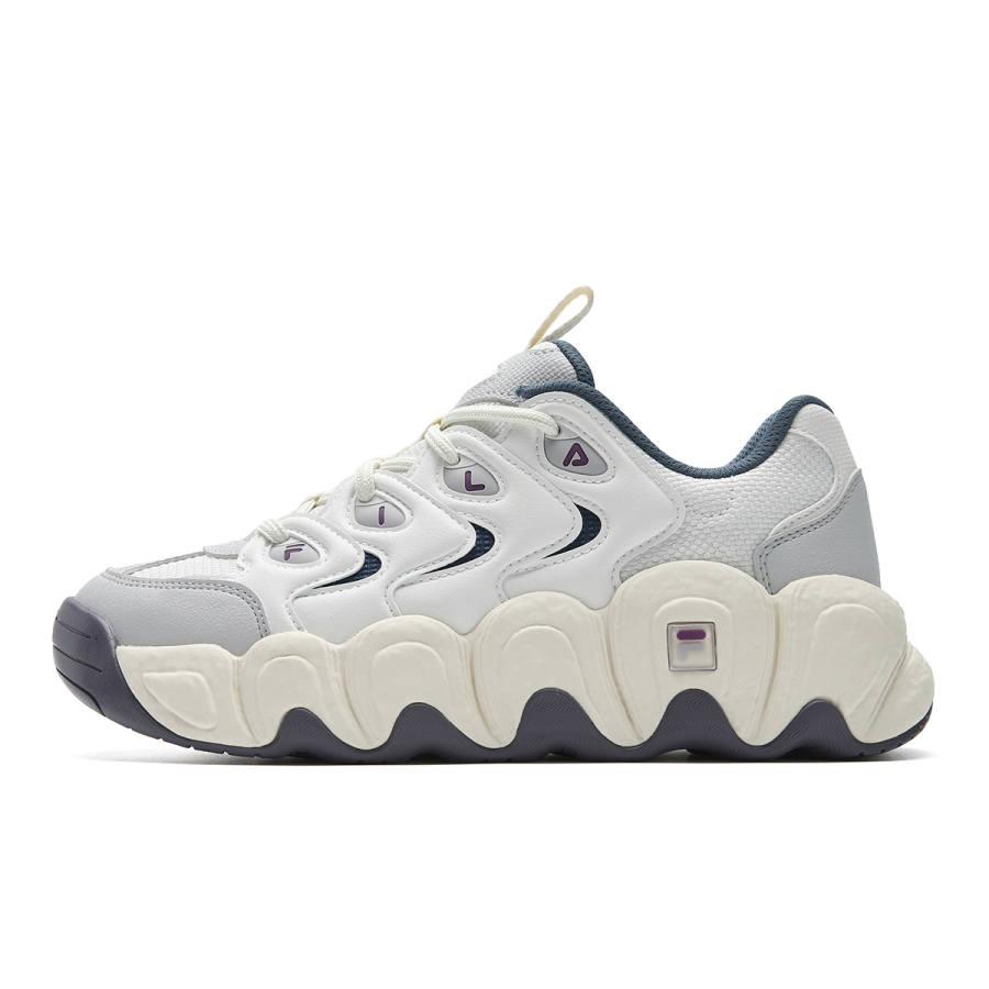 FILA CROISSANT 1S Cushioning Abrasion Resistant Coverage Lightweight Height Increasing Low top Chunky Sneakers Women's