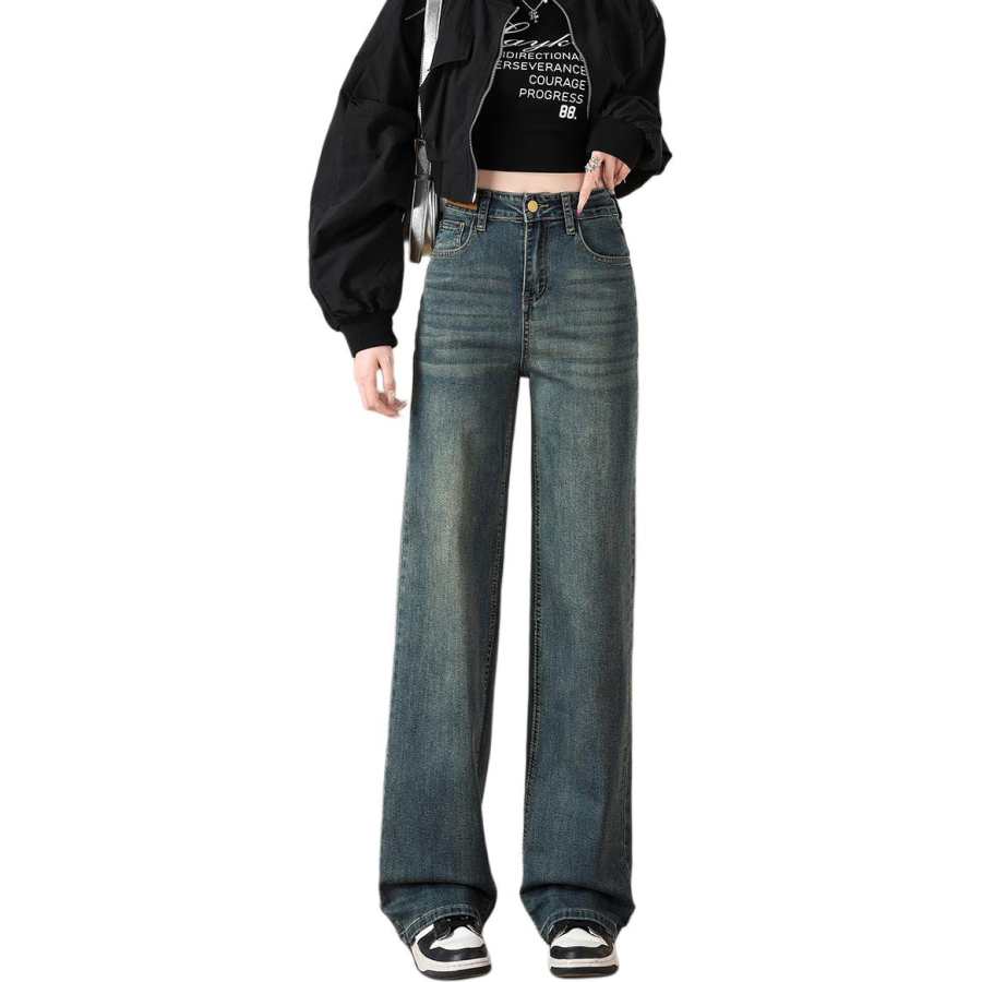 BALENO American Premium Straight Fit Pants Spring Summer Everyday Durable Trendy Versatile Thickened And Fleece Lined